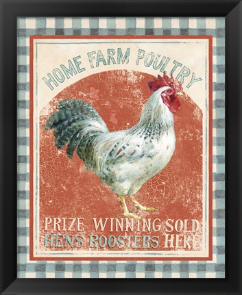 Framed Farm Nostalgia VIII Print