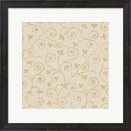 Framed Batik Patterns V Print
