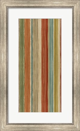 Framed Mumbai Rainbow Stripes Print