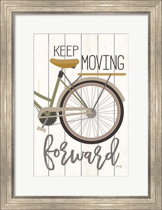 Framed Keep Moving Forward Print