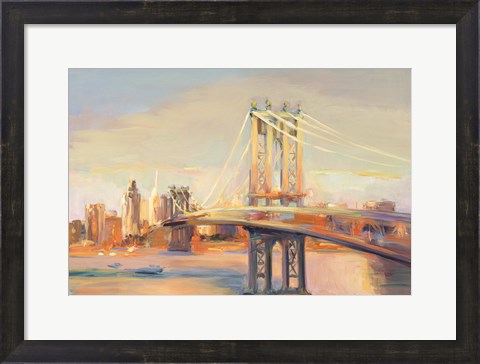 Framed Manhattan Reflection Print