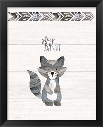 Framed Sleep Bandit Print
