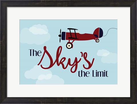 Framed Sky&#39;s the Limit Print