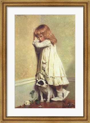 Framed In Disgrace, 1885 Print