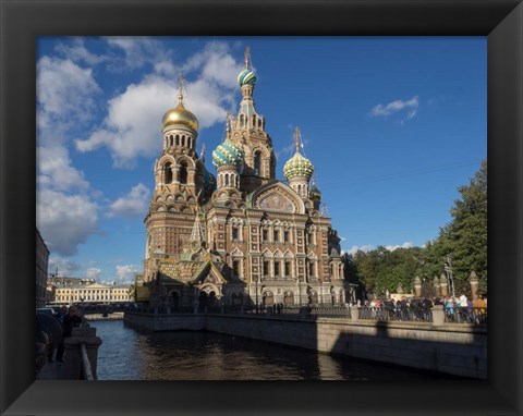 Framed Church of the Savior on Blood, St. Petersburg, Russia Print