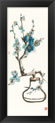 Framed Blue Blossom Print