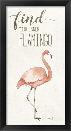 Framed Find Your Inner Flamingo Print