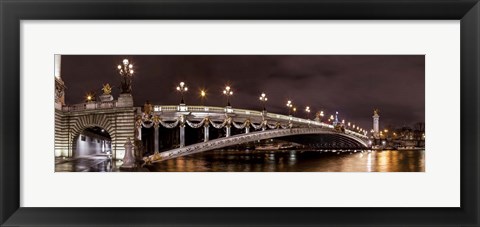 Framed Paris Bridge 3 Print