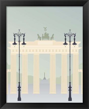 Framed Travel Europe--Brandenburger Print