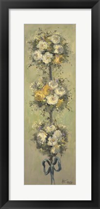 Framed 2-Up Topiary Bouquet II Print