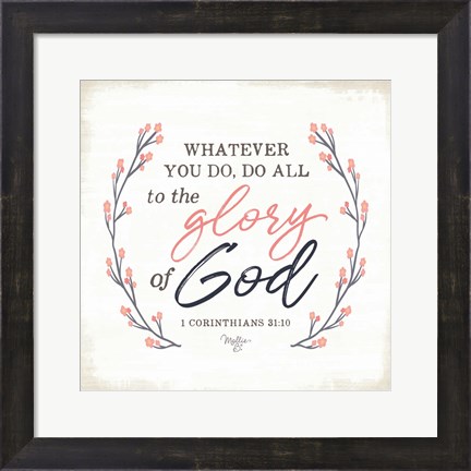 Framed Glory of God Print