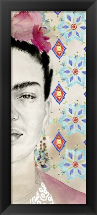 Framed Frida Diptych I Print