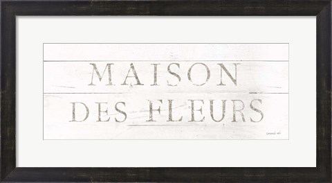 Framed Maison des Fleurs IX Print
