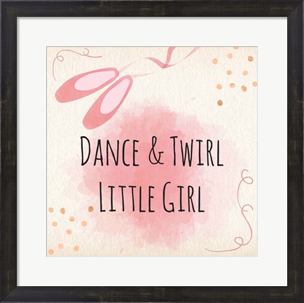 Framed Dance &amp; Twirl Print