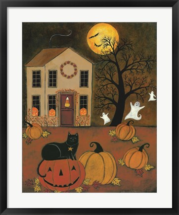 Framed Halloween Night Print