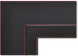 Black Frame With Red Accent Framework