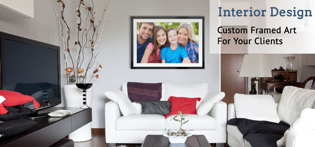 Custom Framed Art for Interior Designers