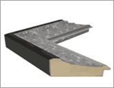 Antique Silver Milan Side View