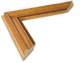 Signature Traditional Brass Gold with Bronze Brushstrokes Side View