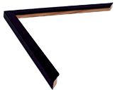 Petite Black with Flat Front Side View