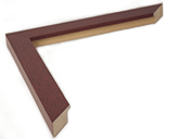Slim Cherry Wood with Flat Front Side View
