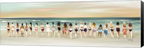 Framed Beach Babes Print