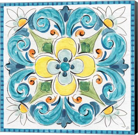 Framed Mediterranean Breeze XVIII Print