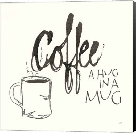 Framed Coffee Sayings V Print