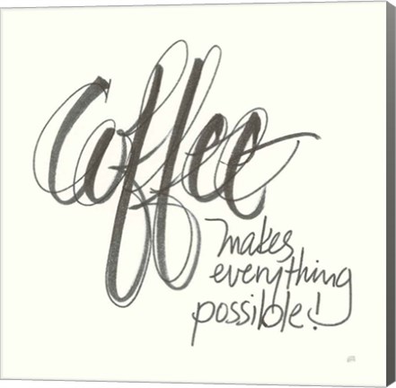 Framed Coffee Sayings IV Print