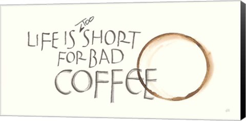 Framed Coffee Sayings I Print