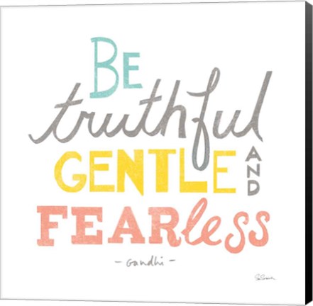 Framed Be Truthful Print