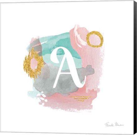 Framed Abstract Monogram A Print