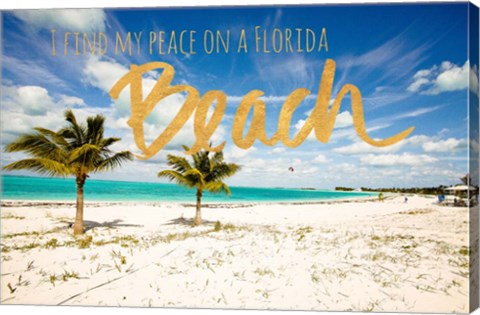 Framed Florida Beach Print