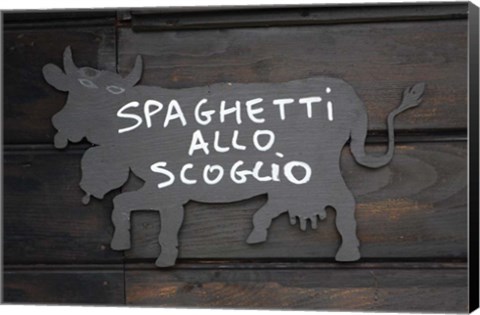 Framed Spaghetti Allo Scoglio Print