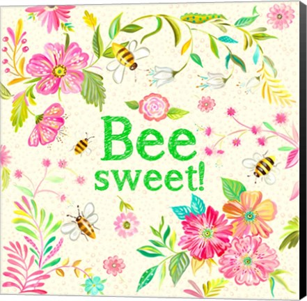 Framed Bee Sweet Print