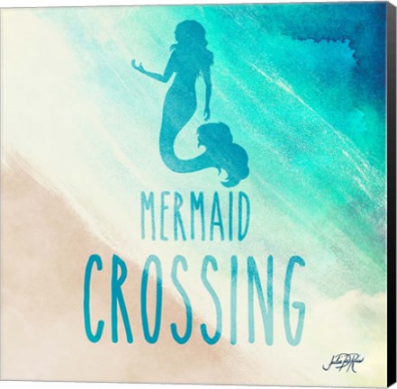 Framed Mermaid Crossing Print