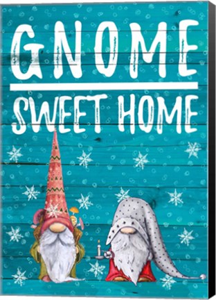 Framed Gnome Sweet Home Print