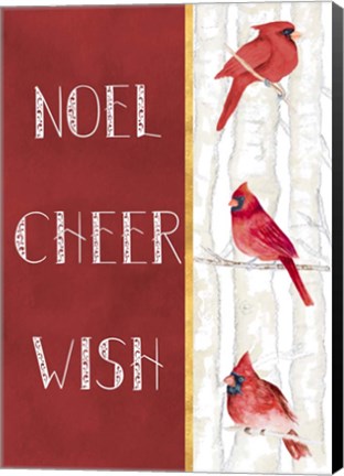 Framed Noel Cheer Wish Print