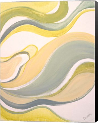 Framed Curve Linear I Print