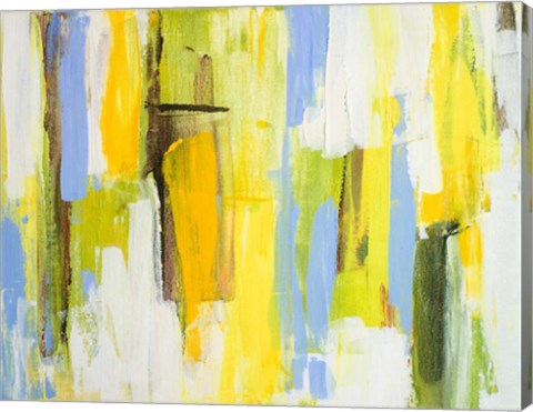 Framed Garden Abstract II Print