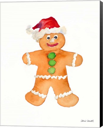 Framed Gingerbread Man I Print