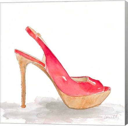 Framed Pool Party Stiletto Print