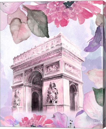 Framed Parisian Blossoms II Print