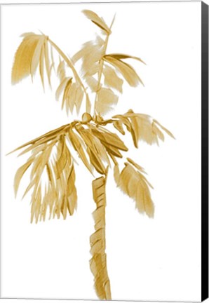 Framed Gold Palms IV Print