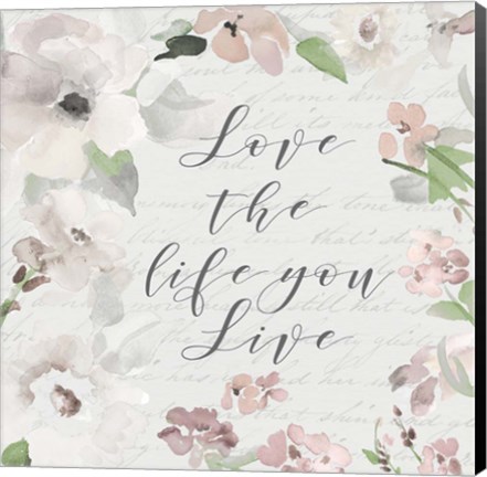 Framed Love Life Print