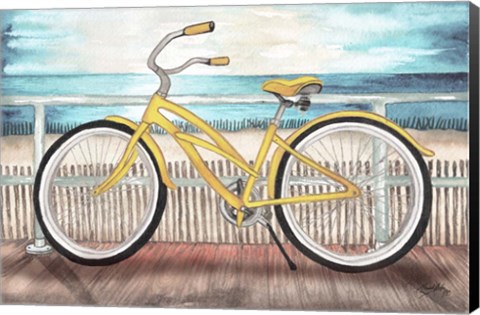 Framed Coastal Bike Rides Print