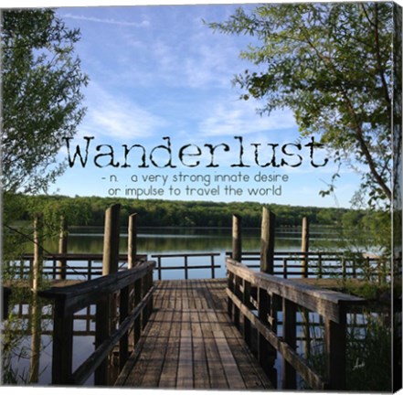 Framed Wanderlust Print