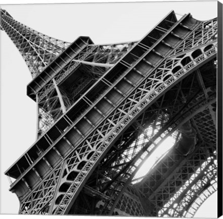 Framed Eiffel Views Square I Print