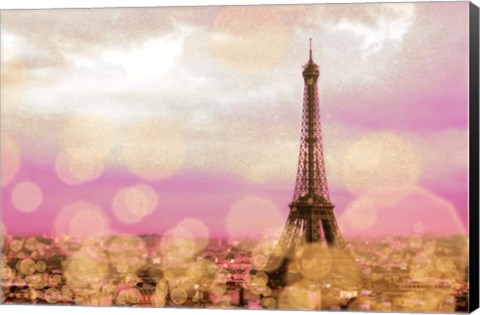 Framed Paris Sparkles Print