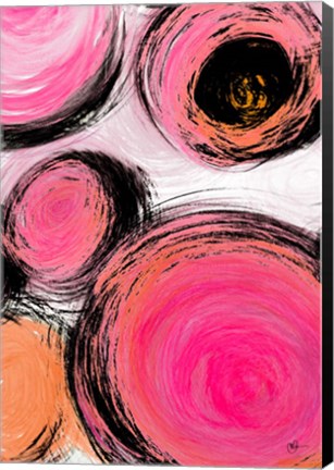 Framed Contempo Bubbles Print